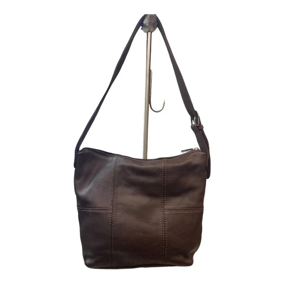 Stone Mountain Brown Leather  Shoulder‎ bag - Picture 2 of 3